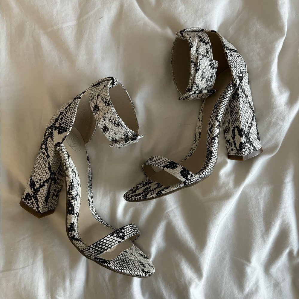Missguided Snakeskin Heels